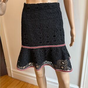 Sandro black skirt